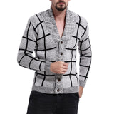 Thick Cardigan Sweater Men Long Sleeve Knitted Sweater High Quality Winter Hooded Zipper Homme Warm Mens Cardigans Coat 3xl New