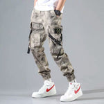 Men's Streetwear Pants Multi Pockets Cargo Harem Pants Hip Hop Casual Male Track Pants Joggers Trousers Fashion Harajuku Pants