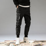 Men's Streetwear Pants Multi Pockets Cargo Harem Pants Hip Hop Casual Male Track Pants Joggers Trousers Fashion Harajuku Pants