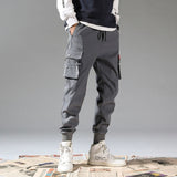 Men's Streetwear Pants Multi Pockets Cargo Harem Pants Hip Hop Casual Male Track Pants Joggers Trousers Fashion Harajuku Pants