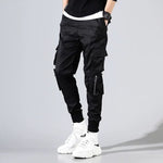 Men's Streetwear Pants Multi Pockets Cargo Harem Pants Hip Hop Casual Male Track Pants Joggers Trousers Fashion Harajuku Pants