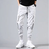 Men's Streetwear Pants Multi Pockets Cargo Harem Pants Hip Hop Casual Male Track Pants Joggers Trousers Fashion Harajuku Pants