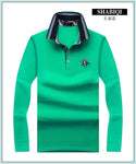 2019 New Classic Mens Polo Shirts Long Sleeve Spring Men's Shirt Brands Camisa Polo Masculina Plus Size 6XL 7XL 8XL 9XL 10XL